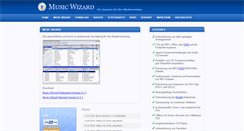 Desktop Screenshot of musicwizard.de